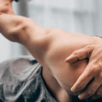 A man being stretched.